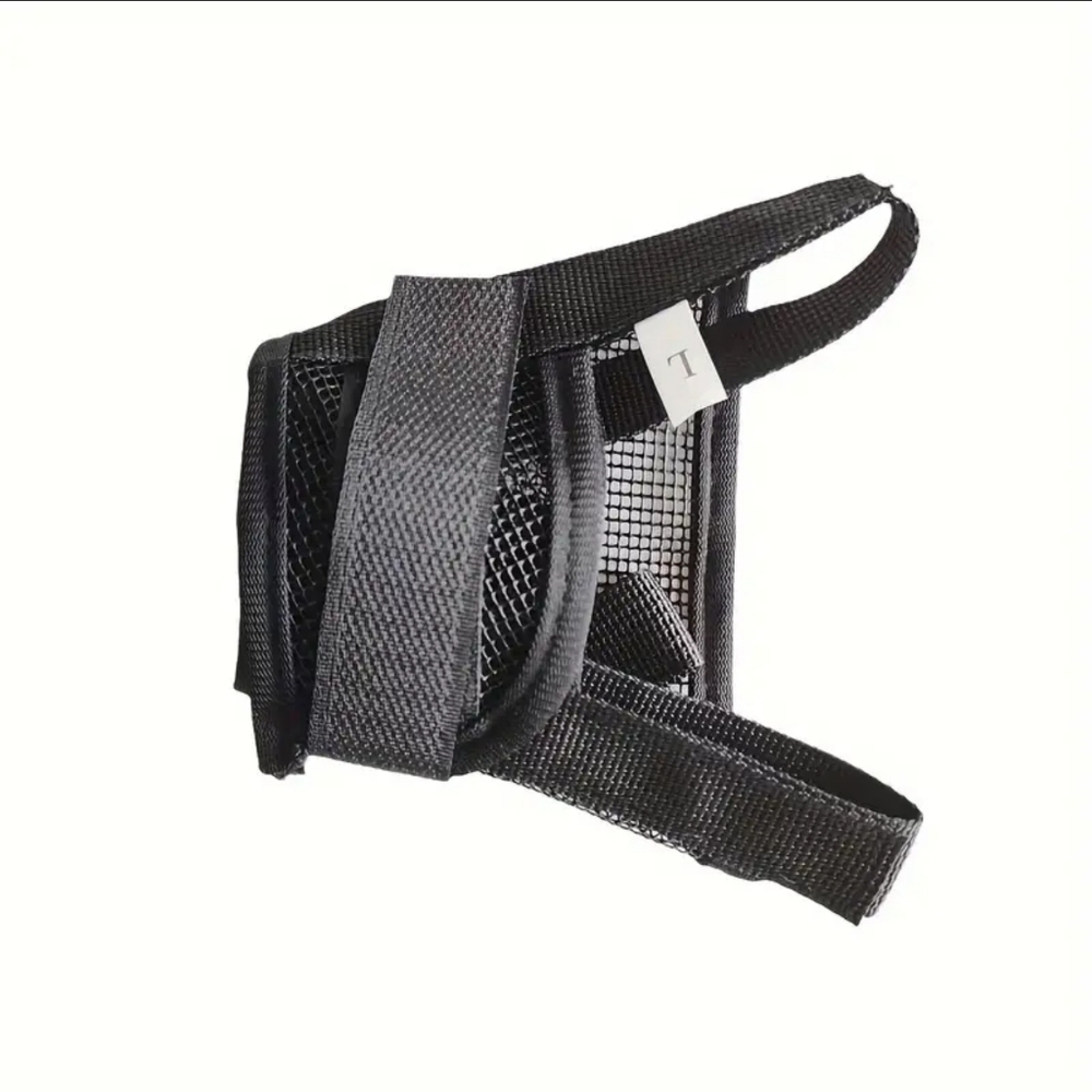Black Mesh Dog Muzzle